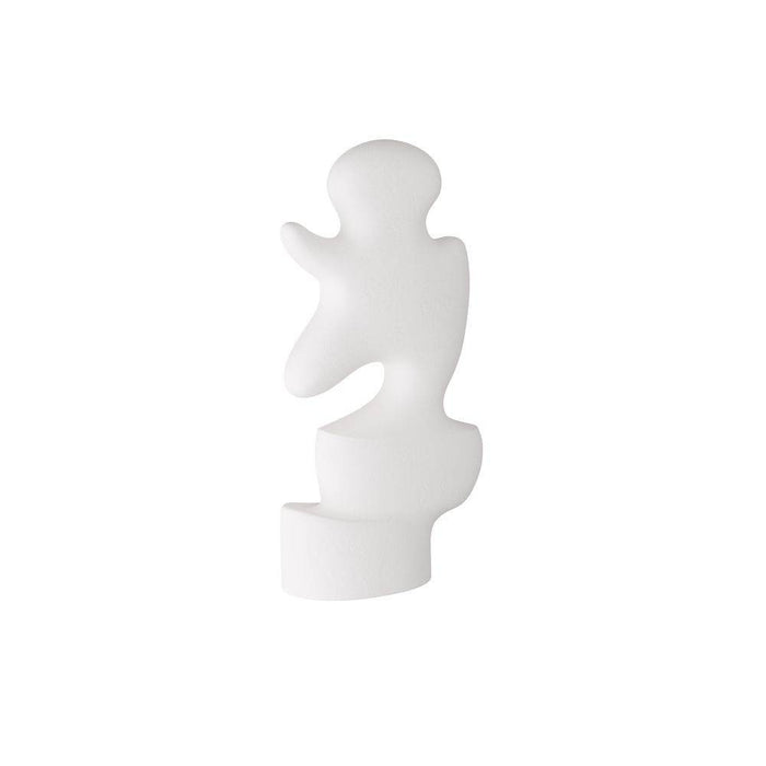 Arteriors GKATC03 Sculpture, White Plaster, Resin