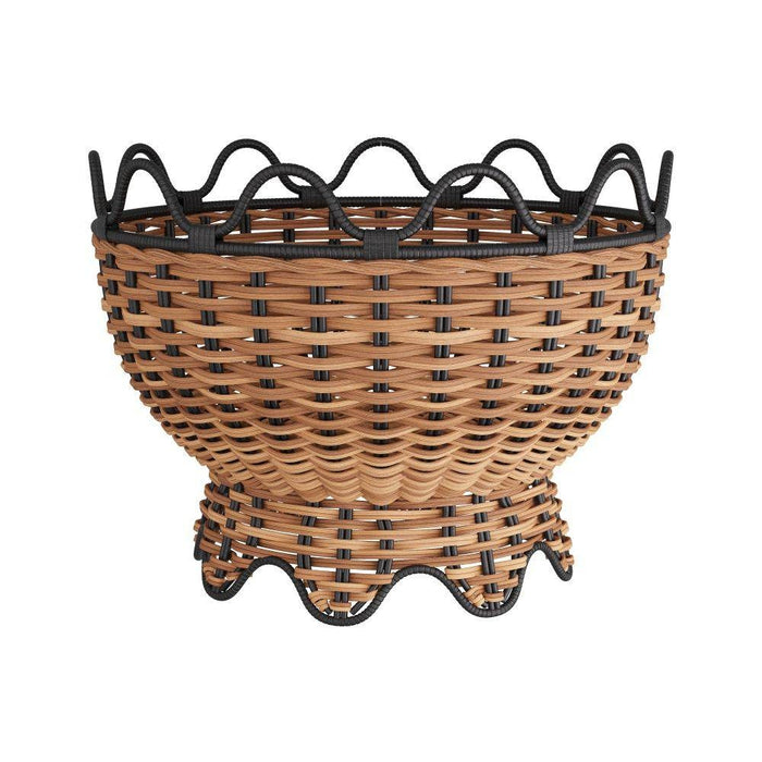Arteriors GKATS01 Centerpiece, Natural & Black, Rattan