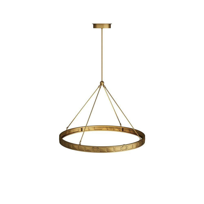 Arteriors GKDLC01 Chandelier, Antique Brass