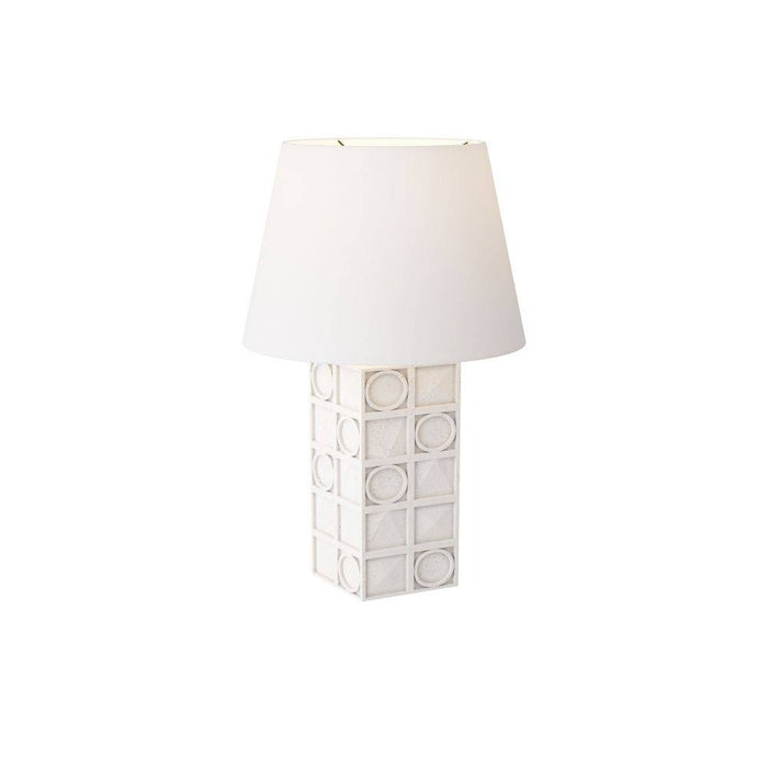 Arteriors GKPTC02-SH019 Table Lamp, Ivory, Riverstone