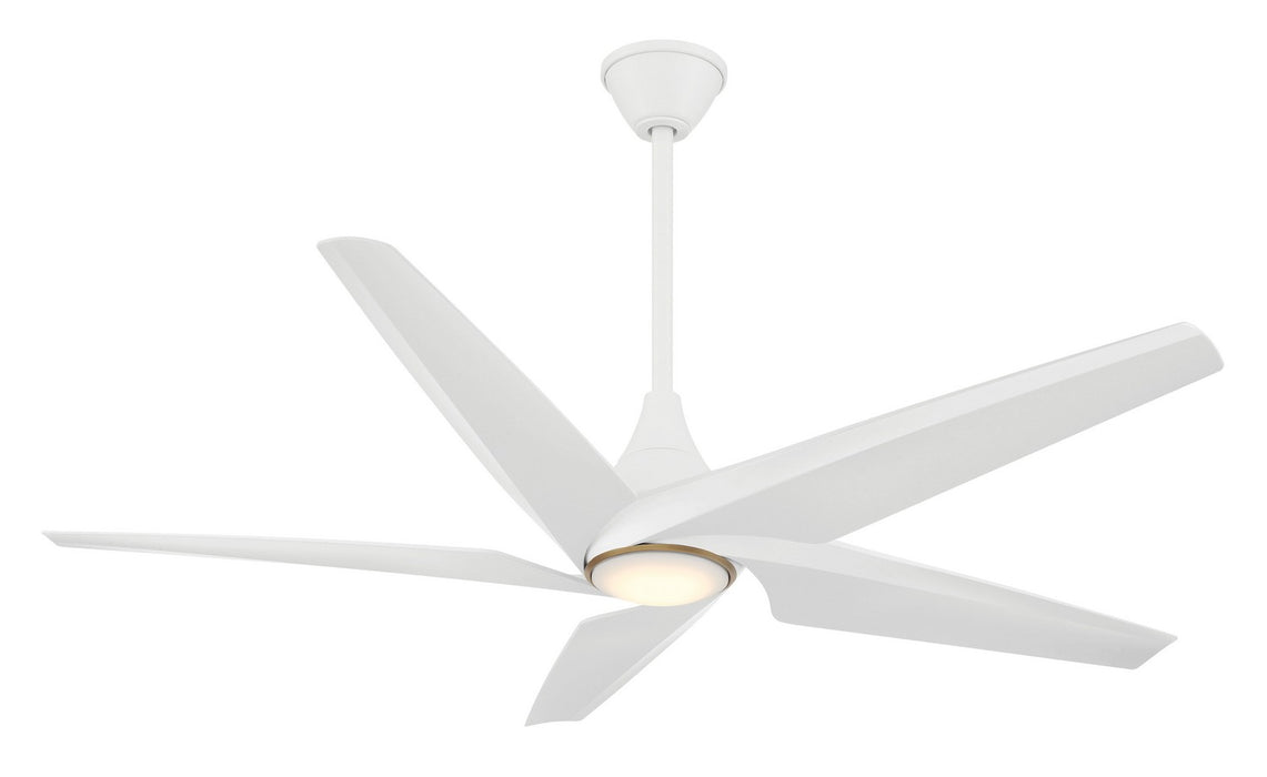 Minka Aire F638L-WHF 60" Ceiling Fan, Flat White