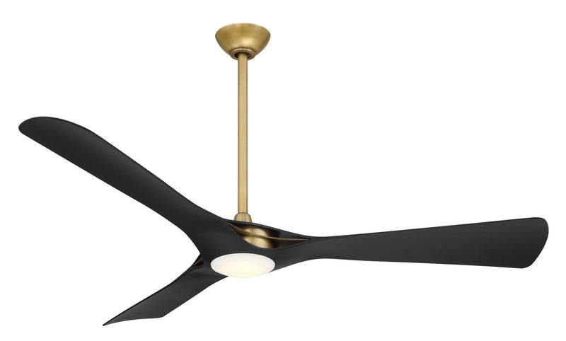 Minka Aire F668L-LBR/CL 60" Ceiling Fan, Legacy Brass W/Coal