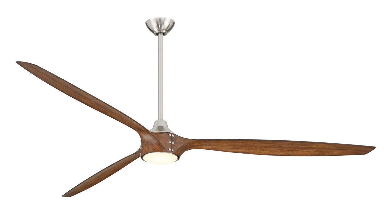 Minka Aire F763L-BN/DK 84" Ceiling Fan, Brushed Nickel W/ Distressed K