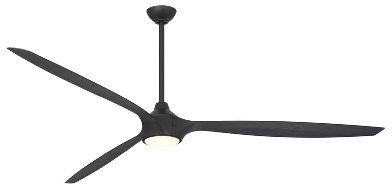 Minka Aire F763L-CL/SSB 84" Ceiling Fan, Coal W/Shou Sugi Ban