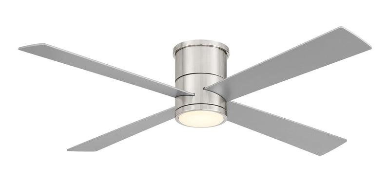 Minka Aire F797L-BN/SL 54" Ceiling Fan, Brushed Nickel W/ Silver