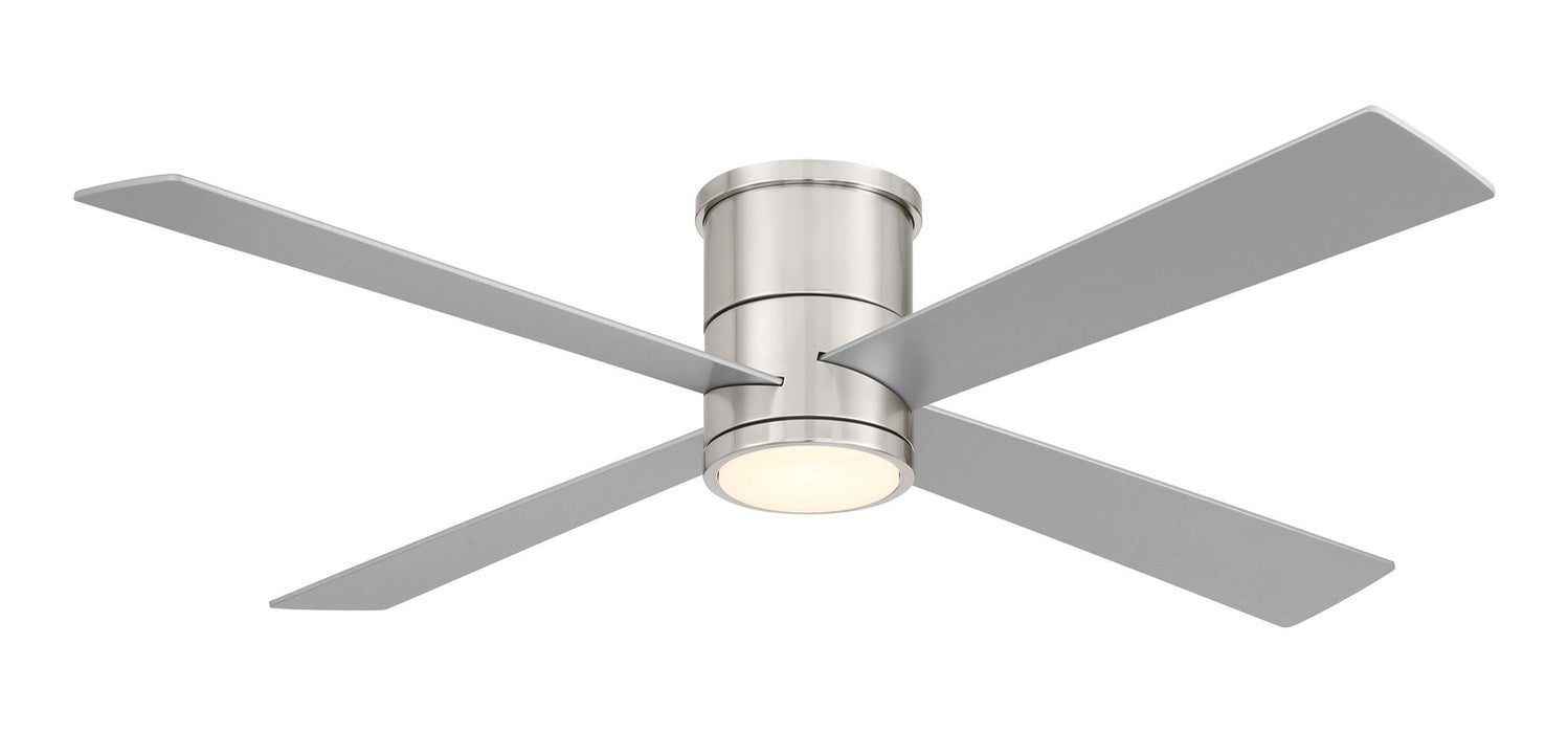 Minka Aire F797L-BN/SL 54" Ceiling Fan, Brushed Nickel W/ Silver