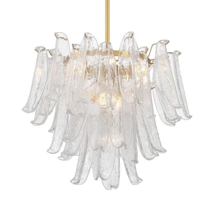 Metropolitan N1997-732 Nine Light Chandelier, Legacy Brass