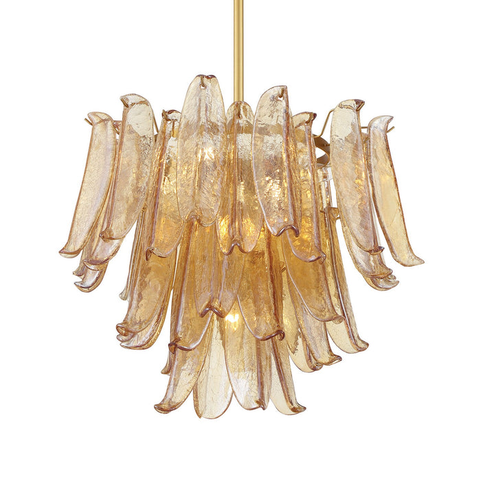 Metropolitan N1997-A-732 Nine Light Chandelier, Legacy Brass