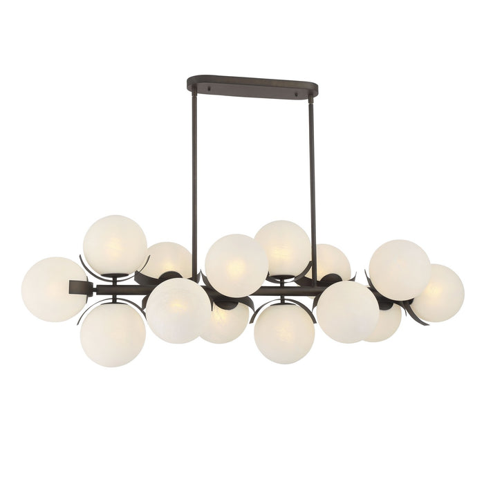 Metropolitan N2087-860 14 Light Island Pendant, Dark Bronze