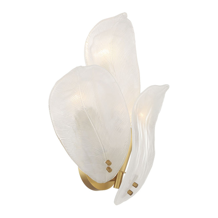 Metropolitan N2213-732 Three Light Wall Sconce, Legacy Brass