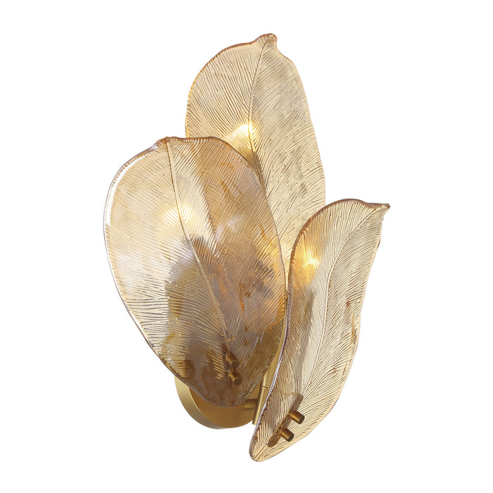 Metropolitan N2213-A-732 Three Light Wall Sconce, Legacy Brass