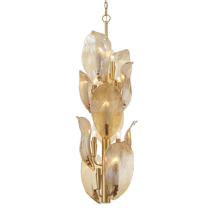 Metropolitan N2216-A-732 Ten Light Pendant, Legacy Brass