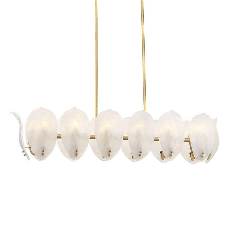 Metropolitan N2217-732 14 Light Island Pendant, Legacy Brass