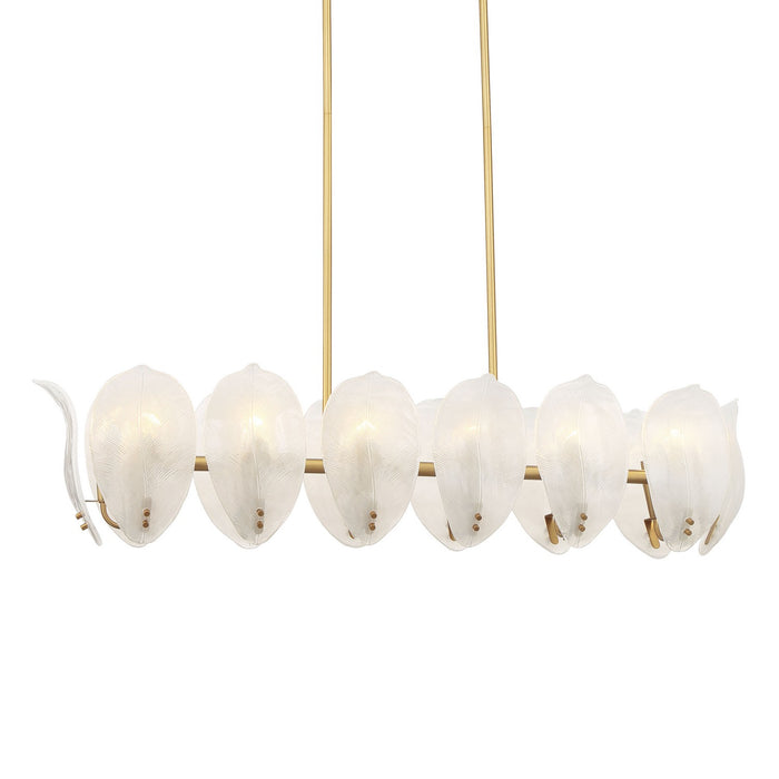 Metropolitan N2217-732 14 Light Island Pendant, Legacy Brass