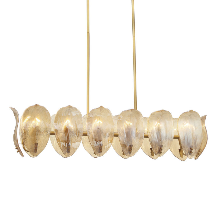Metropolitan N2217-A-732 14 Light Island Pendant, Legacy Brass