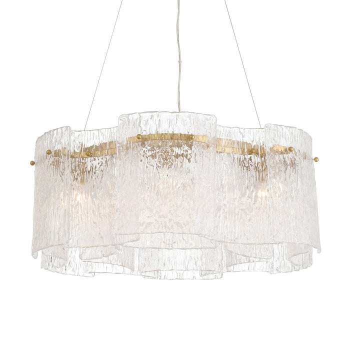 Metropolitan N2286-732 Six Light Pendant, Legacy Brass
