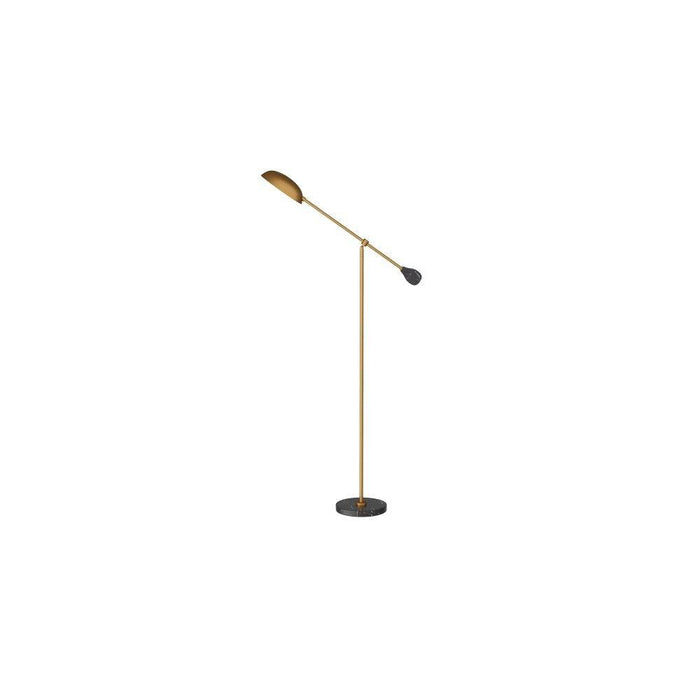 Arteriors PFC15 Floor Lamp, Antique Brass