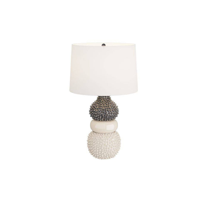 Arteriors PTC13-SH024 Table Lamp, Ivory Crackle. Ceramic