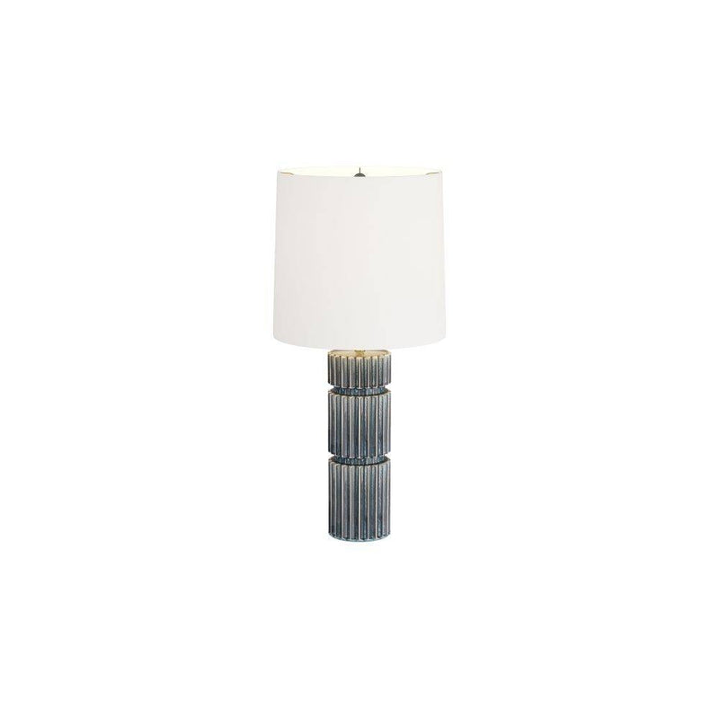 Arteriors PTC14-SH018 Table Lamp, Ocean Reactive, Ceramic