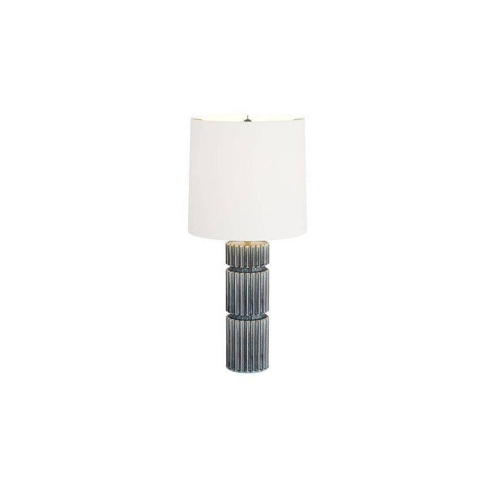 Arteriors PTC14-SH018 Table Lamp, Ocean Reactive, Ceramic