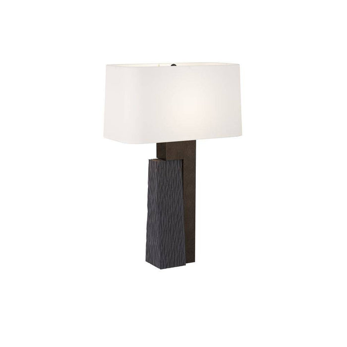 Arteriors PTC17-429 Table Lamp, Charcoal, Ricestone