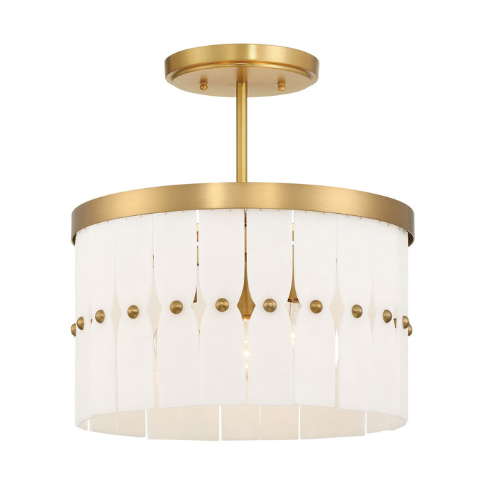 Minka-Lavery 2083-732 Three Light Convertible Semi-Flush, Legacy Brass
