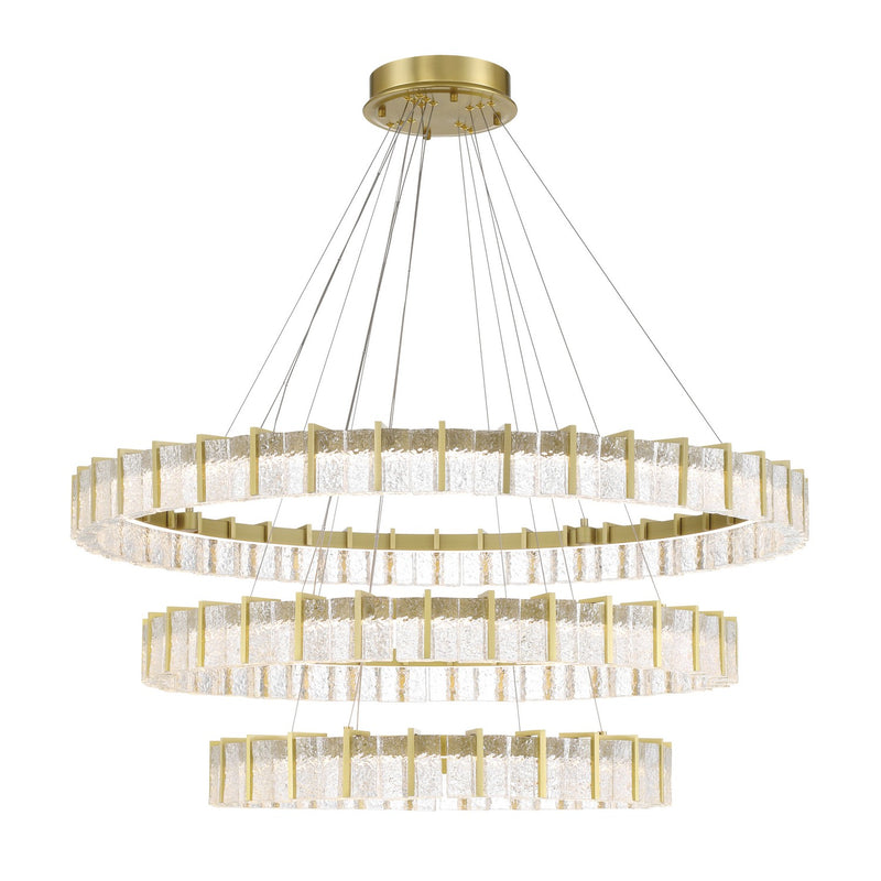 Minka-Lavery 2410-695-L LED Chandelier, Soft Brass