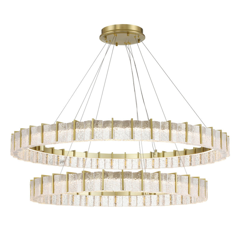 Minka-Lavery 2419-695-L LED Chandelier, Soft Brass