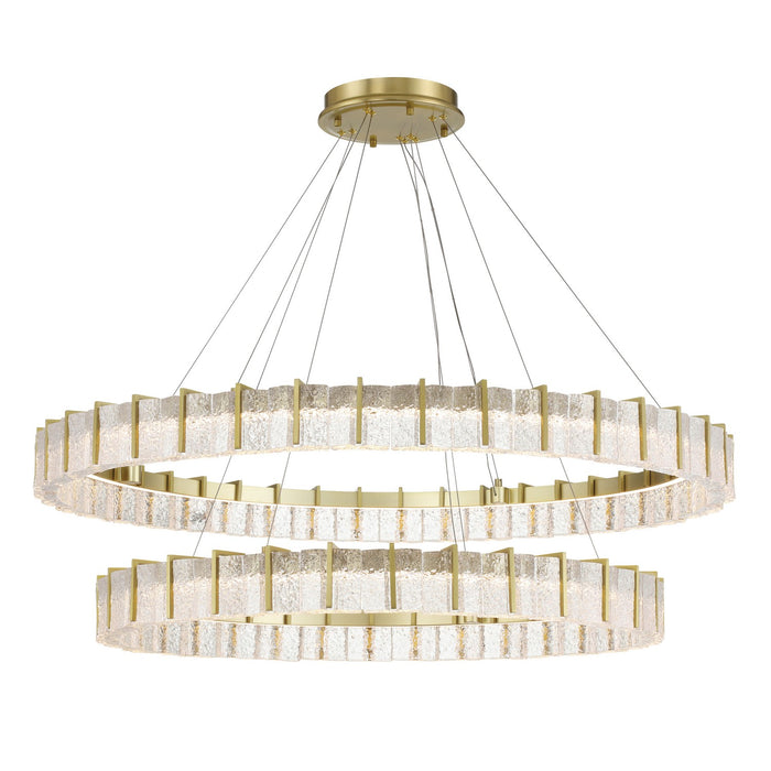 Minka-Lavery 2419-695-L LED Chandelier, Soft Brass