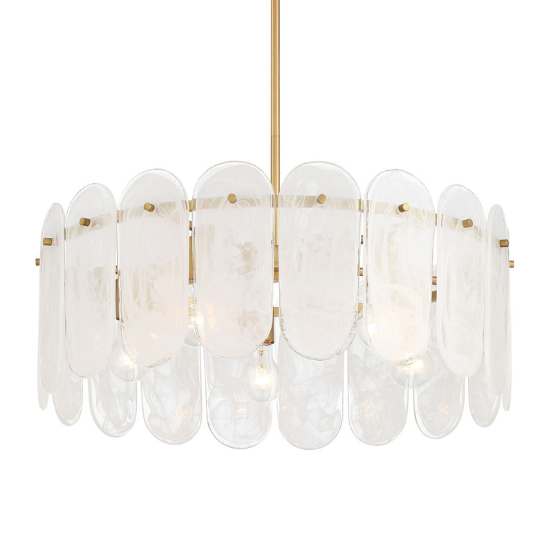 Minka-Lavery 2595-732 Five Light Pendant, Legacy Brass
