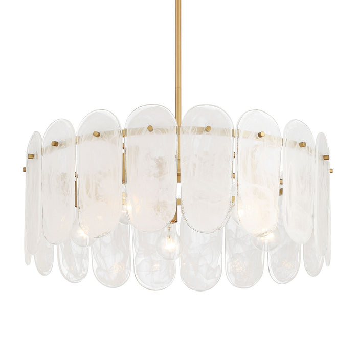 Minka-Lavery 2595-732 Five Light Pendant, Legacy Brass