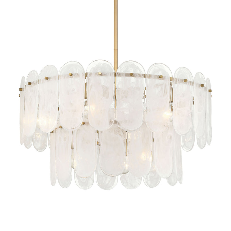 Minka-Lavery 2599-732 Nine Light Pendant, Legacy Brass