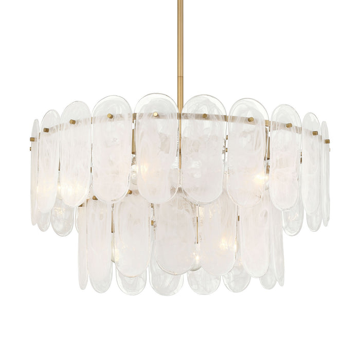 Minka-Lavery 2599-732 Nine Light Pendant, Legacy Brass