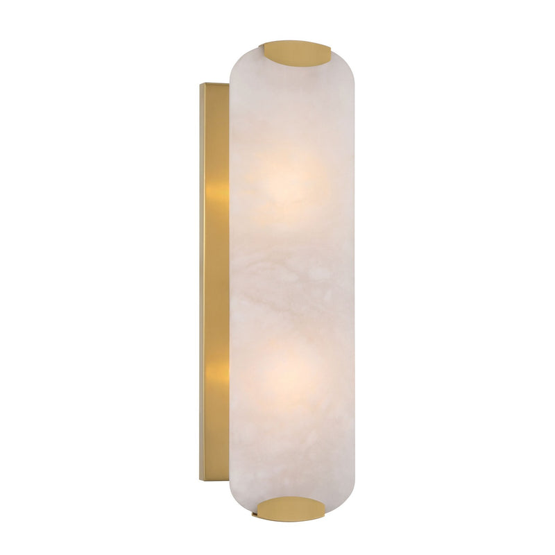 Minka-Lavery 2602-732 Two Light Wall Sconce, Legacy Brass