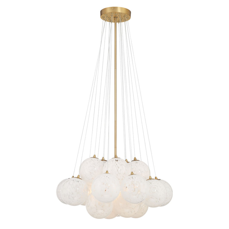 Minka-Lavery 2635-732 Five Light Pendant, Legacy Brass
