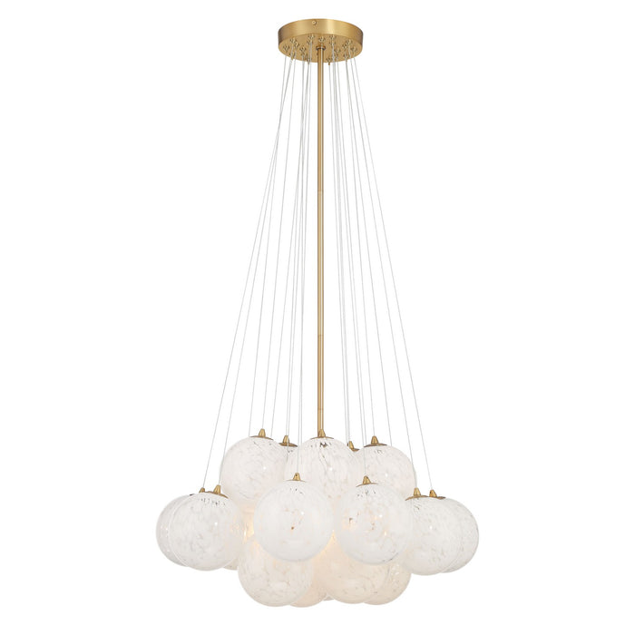 Minka-Lavery 2635-732 Five Light Pendant, Legacy Brass