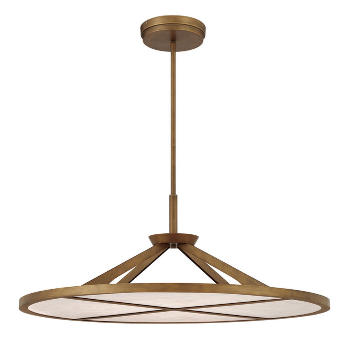 Minka-Lavery 2688-788-L LED Pendant, Ashen Gold