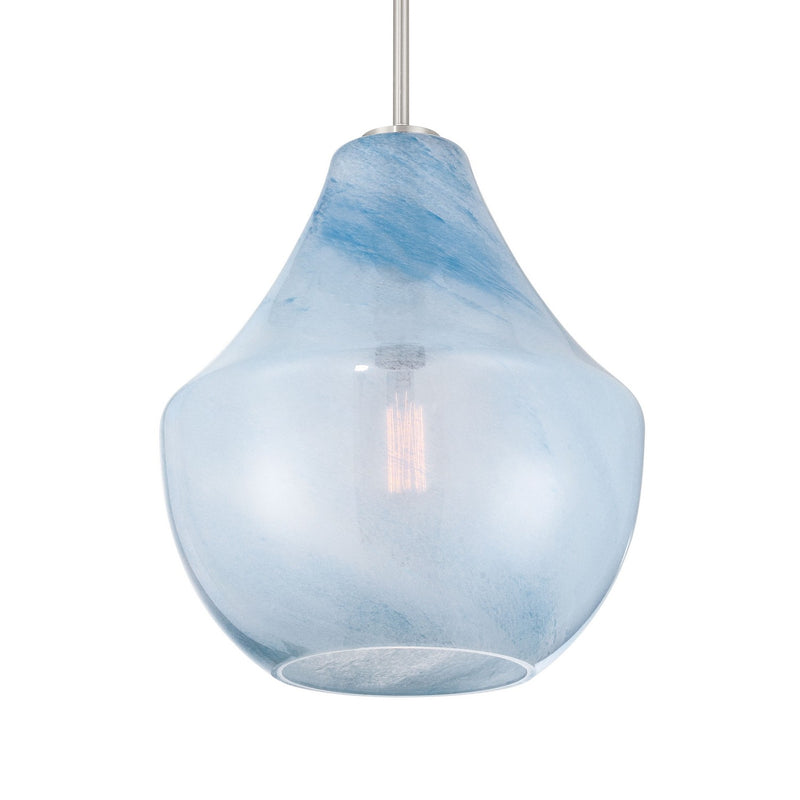 Minka-Lavery 293-84 One Light Pendant, Brushed Nickel