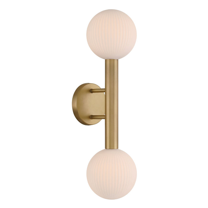 Minka-Lavery 2990-732 Two Light Wall Sconce, Legacy Brass