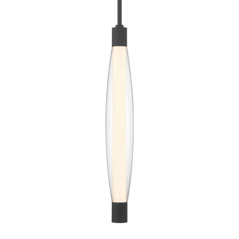 Minka-Lavery 3114-899-L LED Pendant, Dark Matte Black