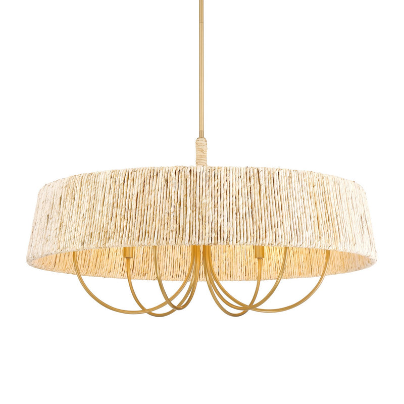 Minka-Lavery 3606-732 Six Light Pendant, Legacy Brass