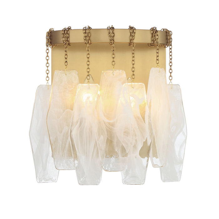 Minka-Lavery 3622-732 Two Light Wall Sconce, Legacy Brass