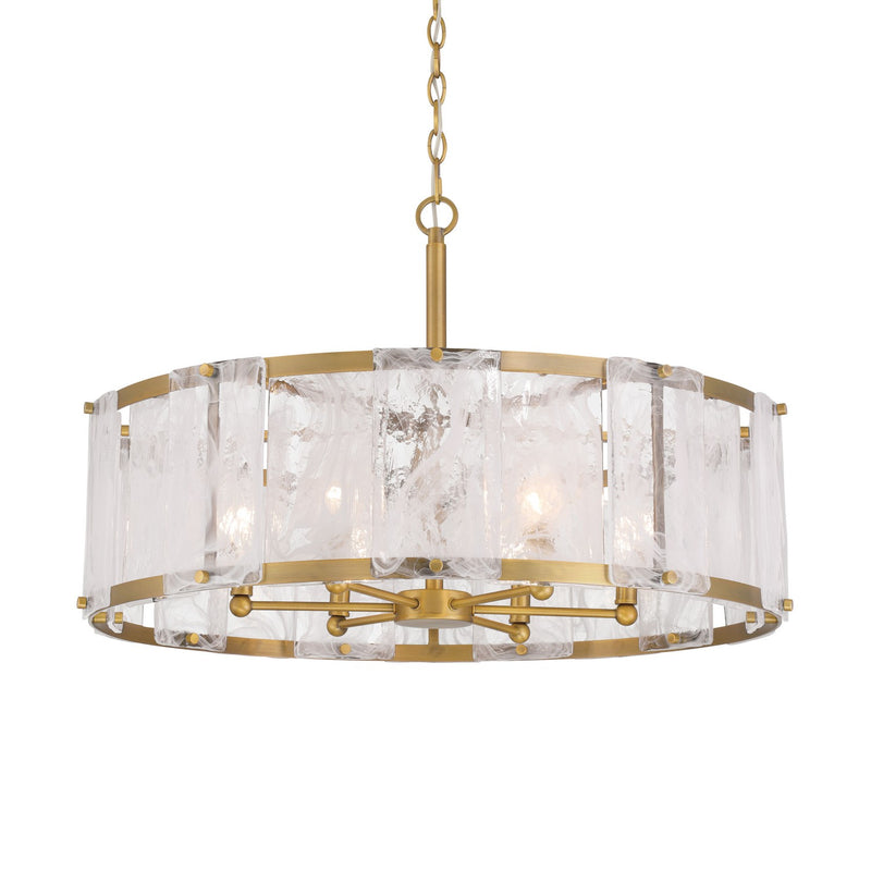 Minka-Lavery 3636-732 Six Light Pendant, Legacy Brass