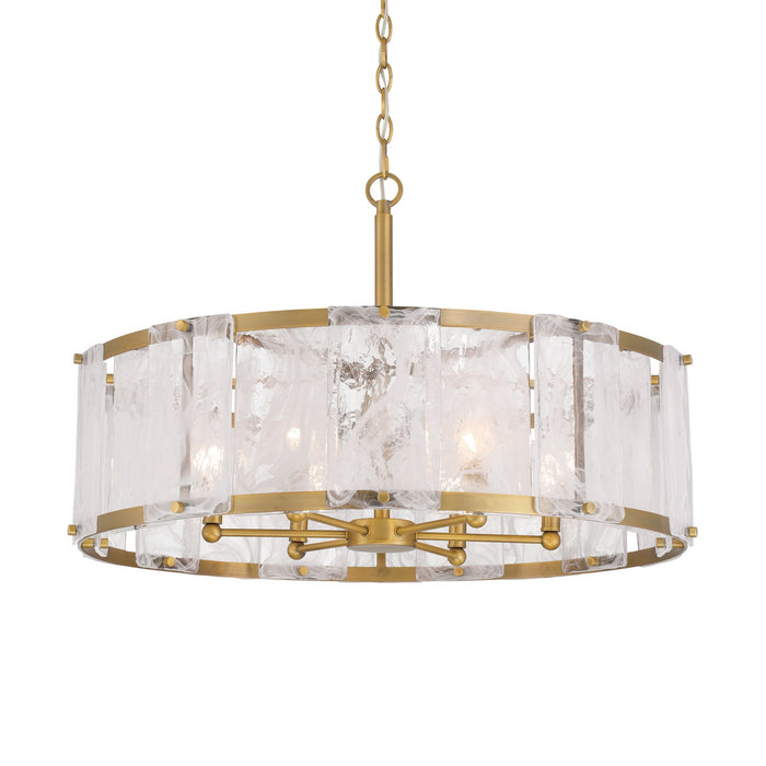 Minka-Lavery 3636-732 Six Light Pendant, Legacy Brass