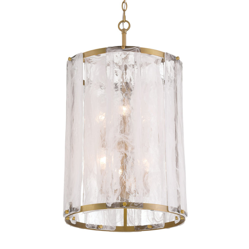 Minka-Lavery 3637-732 Six Light Pendant, Legacy Brass