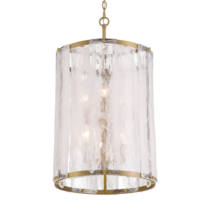 Minka-Lavery 3637-732 Six Light Pendant, Legacy Brass