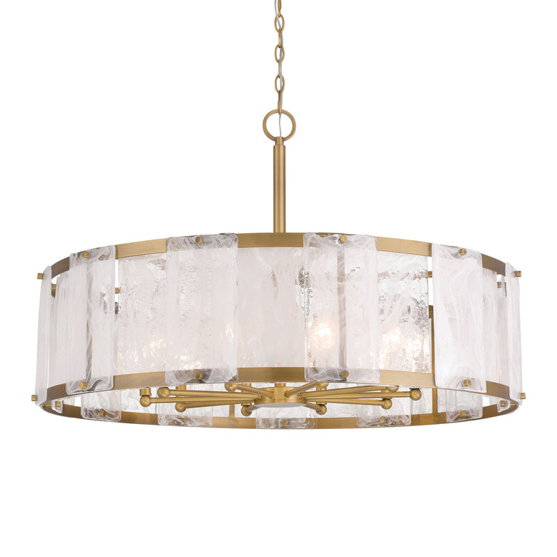 Minka-Lavery 3638-732 Ten Light Pendant, Legacy Brass