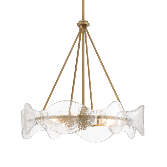 Minka-Lavery 3695-732 Six Light Pendant, Legacy Brass