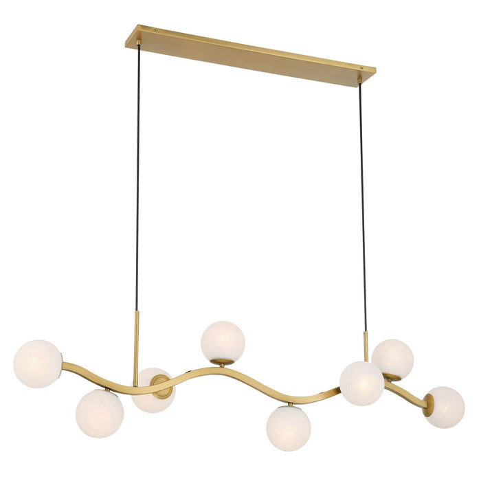 Minka-Lavery 3747-732 Eight Light Island Pendant, Legacy Brass