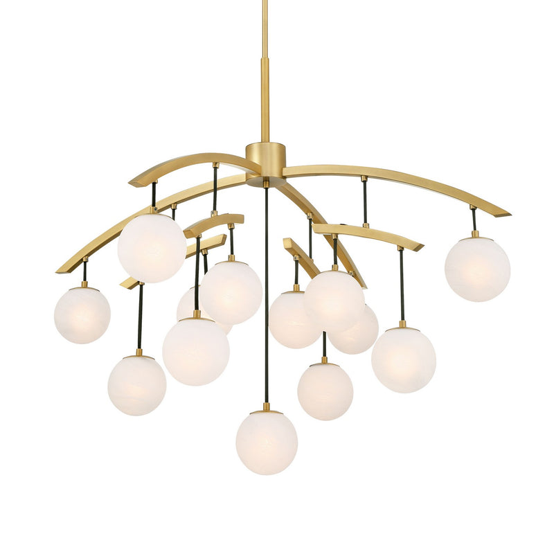 Minka-Lavery 3748-732 13 Light Chandelier, Legacy Brass